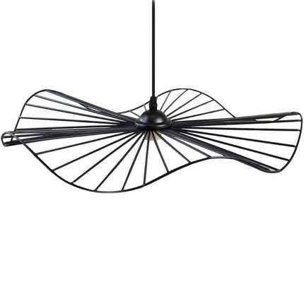 Lampadario moderno minimal da soffitto pendente a sospensione di forma rotonda traforato attacco E27 - enzoled
