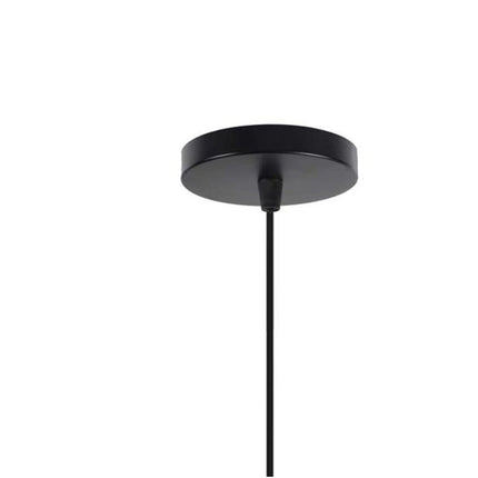 Lampadario moderno minimal da soffitto pendente a sospensione di forma rotonda traforato attacco E27 - enzoled
