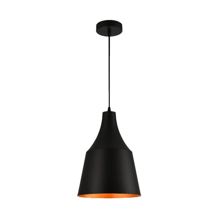 Lampadario a sospensione con paralume a cupola con attacco E27 enzoled