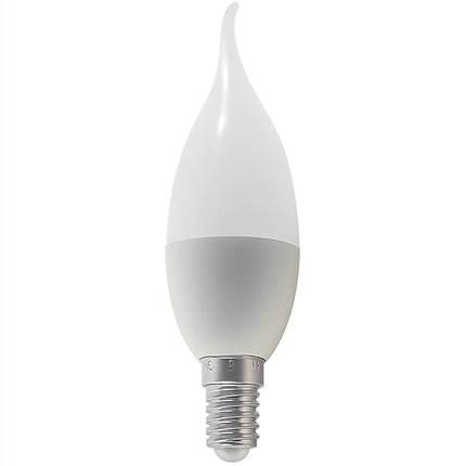 Lampadina led E14 6 watt colpo di vento luce fredda calda e naturale enzoled
