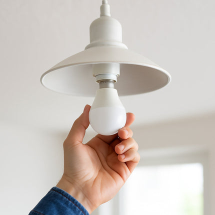 Lampadina led a sfera 8 watt E14 luce fredda calda naturale enzoled