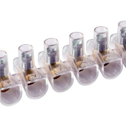 100 Morsetti Unipolari a Cappuccio Trasparenti – Forbox 2.5mm per Cavi Elettrici enzoled