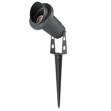Faretto da esterno lampada da giardino doppia istallazione con picchetto interrabile e staffa a parete portalampada GU10 IP65 - enzoled
