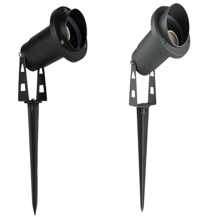 Faretto da esterno lampada da giardino doppia istallazione con picchetto interrabile e staffa a parete portalampada GU10 IP65 - enzoled