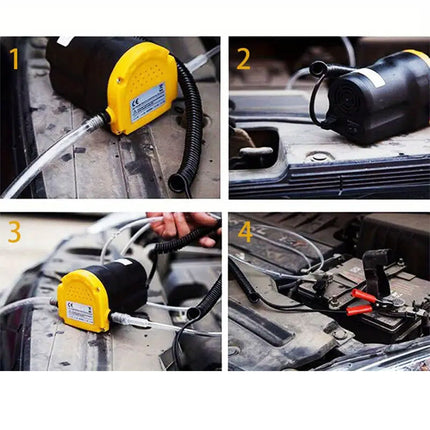 Pompa di aspirazione estrazione olio 60 watt 12V per auto moto enzoled