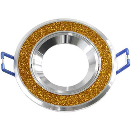 Incasso porta faretto orientabile tondo decorato con brillantini