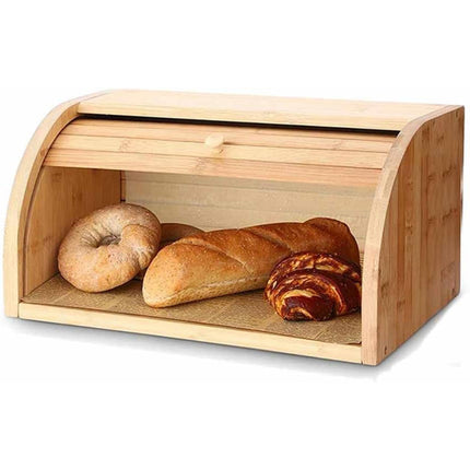 Portapane in legno chiusura scorrevole per pane cornetti biscotti enzoled