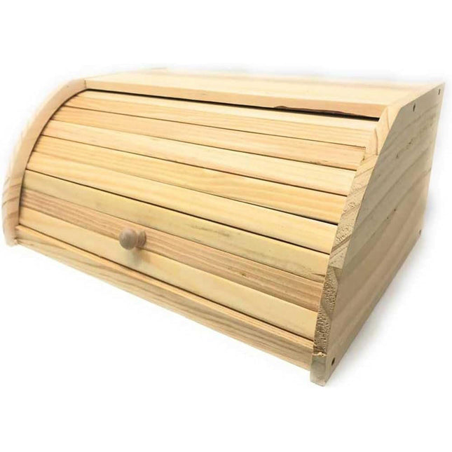 Portapane in legno chiusura scorrevole per pane cornetti biscotti enzoled