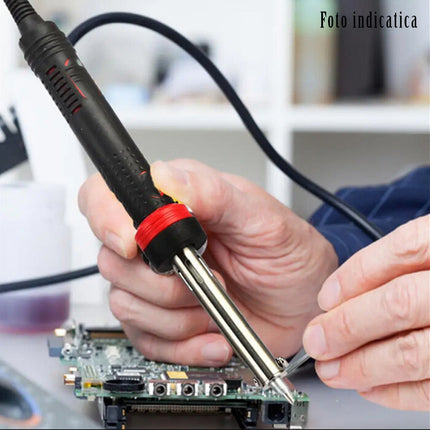 Saldatore stilo a stagno 40 watt elettrico 220v per saldatura fili cavi circuiti fai da te - enzoled