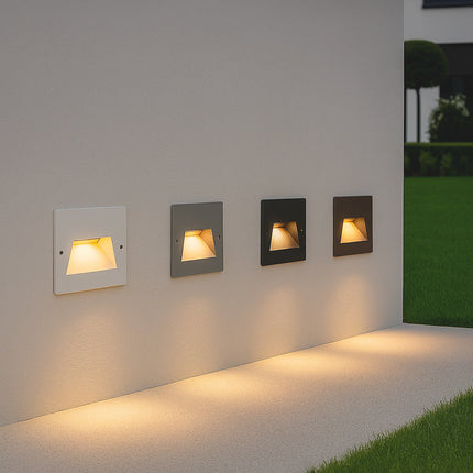 Faretto incasso per cassetta 503 segnapasso 3W CCT con switch IP65