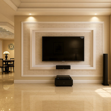 Staffa tv 32'-70” supporto estensibile attacchi vesa 100x100 600x400mm