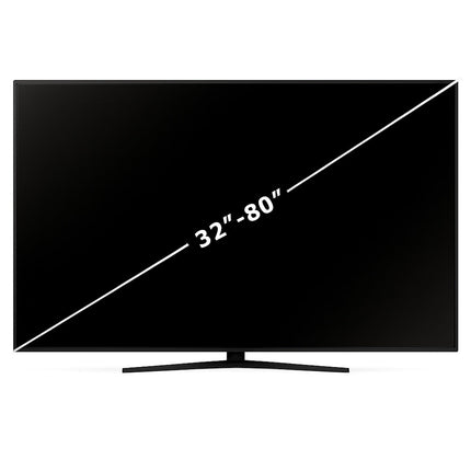 Staffa tv 32” - 80” supporto fisso attacchi vesa 200x200 600x500 mm