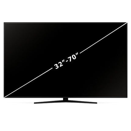 Staffa tv 32'-70” supporto estensibile attacchi vesa 100x100 600x400mm