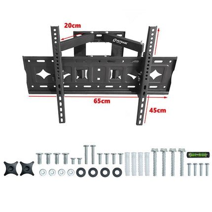 Staffa tv 32'-70” supporto estensibile attacchi vesa 100x100 600x400mm