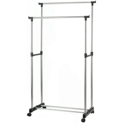 Stand appendiabiti altezza regolabile  con ruote singolo e doppio enzoled