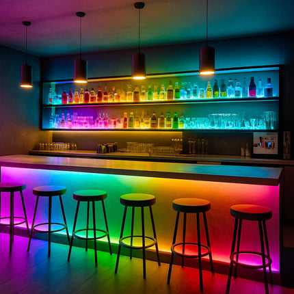 Striscia strip 300 led RGB 35W con telecomando e centralina IP55 enzoled