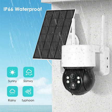 Telecamera WI-FIcon pannello solare 4G da esterno PTZ IP65