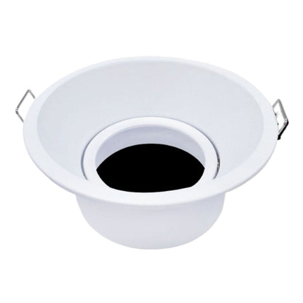 Supporto Portafaretto Bianco 82mm in Alluminio per Lampade LED enzoled