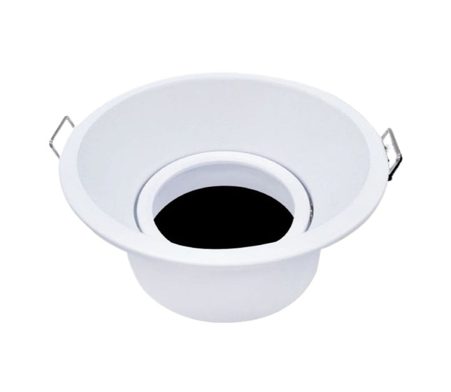Supporto Portafaretto Bianco 82mm in Alluminio per Lampade LED enzoled