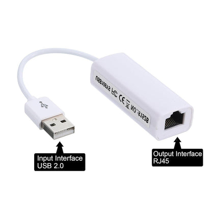 Adattatore USB 2.0 a LAN collegamenti cavo ethernet RJ45