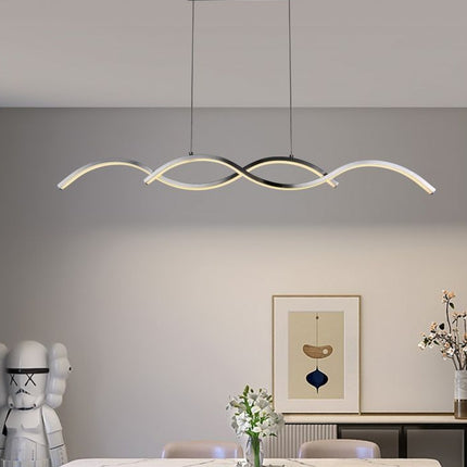 Lampadario da Soffitto 25W 3000K, Design Moderno Argento con Materiali Compositi - Ideale per Interni Eleganti enzoled