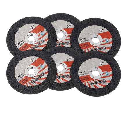 Kit di 6 mini disco da taglio 3” per mini flex smerigliatrice dischi per metallo ferro 75 mm - enzoled