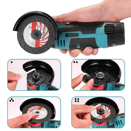 Kit di 6 mini disco da taglio 3” per mini flex smerigliatrice dischi per metallo ferro 75 mm - enzoled
