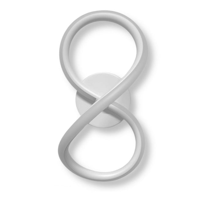 Applique a led da parete a forma di infinito 10 Watt tecnologia CCT