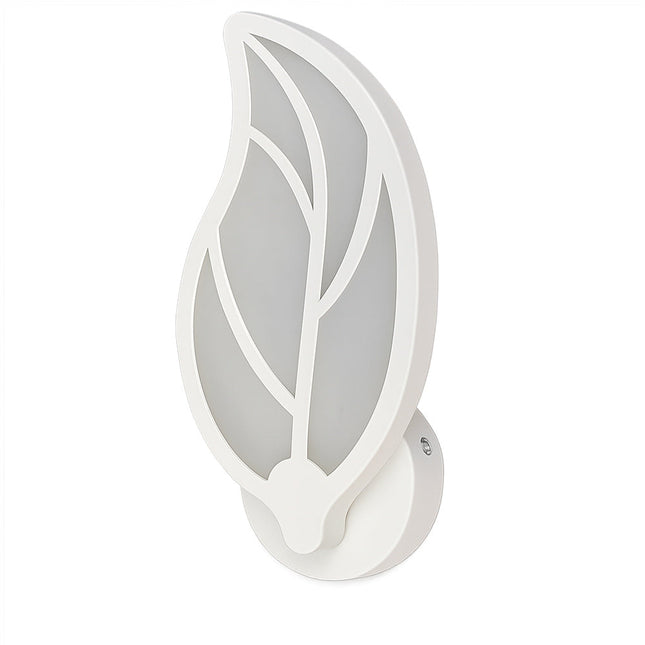 Applique led a forma di foglia 7 watt tecnologia CCT lampada da parete