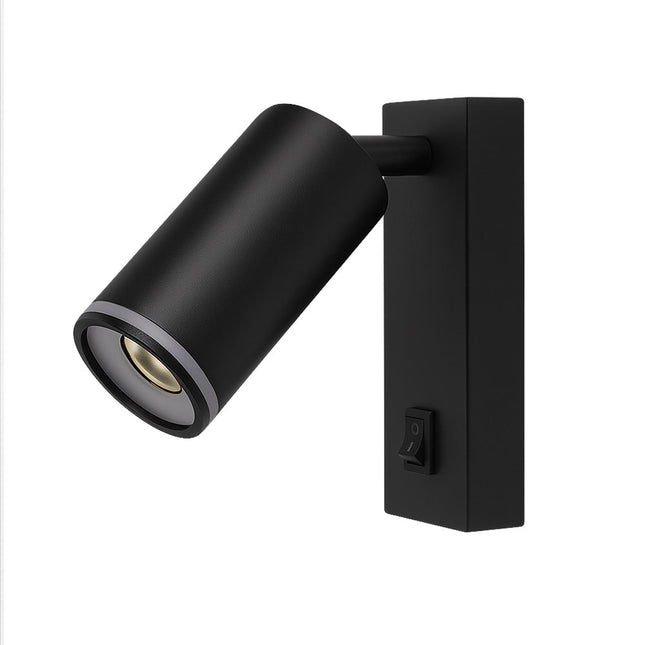 Applique da muro orientabile con interruttore ON/OFF attacco GU10 enzoled