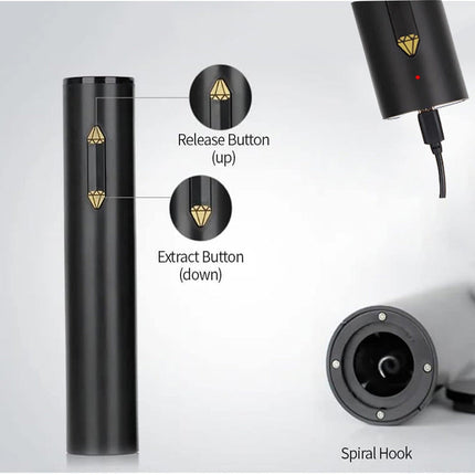 Apribottiglia elettrico ricaricabile per bottiglia di vino Type-C