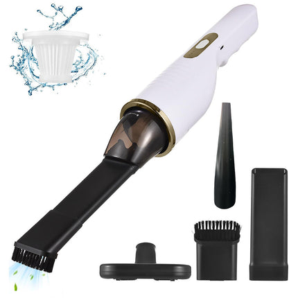 Aspirapolvere portatile 80 watt soffiatore ricaricabile per auto casa con 2 filtro aspiratore senza fili - enzoled