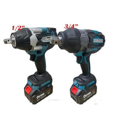 Avvitatore ad impulsi con doppia batteria 88 Volt con vari accessori trapano ricaricabile per auto bussolotto camion bussolotto 22 mm 30 mm - enzoled