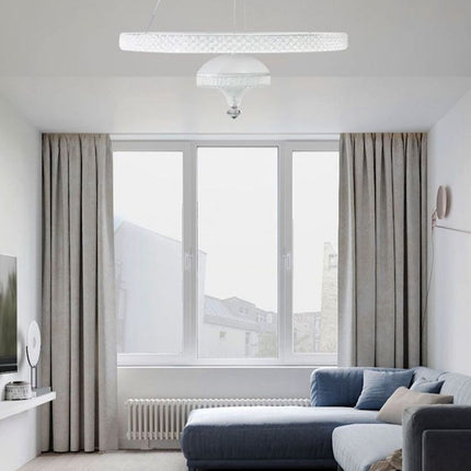 Lampada da Soffitto LED 50W 6500K Bianco - Alluminio + PC - Illuminazione Fredda e Potente per Interni Moderni enzoled