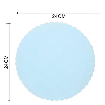 VELI PER BOMBONIERE in Tulle Rotondo 24CM Monocolore - Set da 12 Confezioni