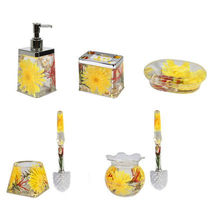 Accessori bagno dispenser porta spazzolino portasapone scopino
