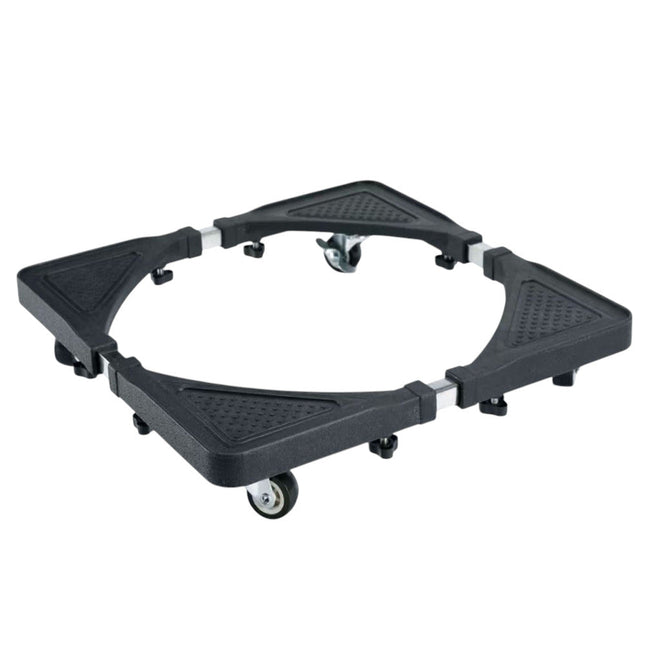 Base supporto per mobiletti carrello 40x40 cm con rotelle per pacchi piante bombole - enzoled