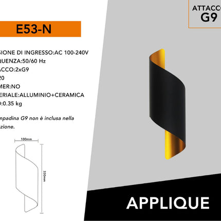 APPLIQUE DA MURO/1XG9 - enzoled