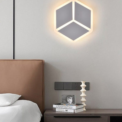 APPLIQUE DA MURO/16W/3000K-6500K/BIANCO - enzoled