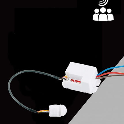 Sensore di movimento per fari lampade con rilevatore di movimenti mini per faro faretti rileva presenza 360° da incasso a soffitto enzoled