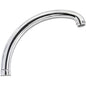 Canna di ricambio curva bassa per miscelatore da lavello attacco universale 2.7 cm - enzoled