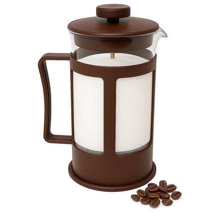 Cappuccinatore montalatte manuale in vetro 300 ml schiuma caffè latte