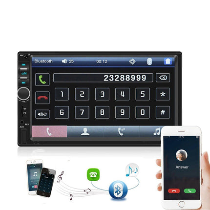 Autoradio con monitor 7” 2 DIN touch con telecomando bluetooth usb/tf/sd  aux - enzoled