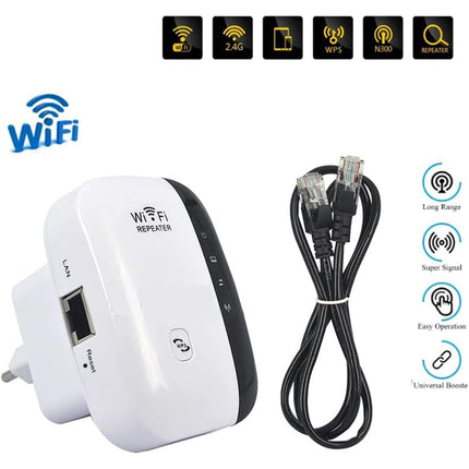 Extender wifi amplificatore di segnale wireless per modem access point ripetitore lan router AP 300mbps - enzoled