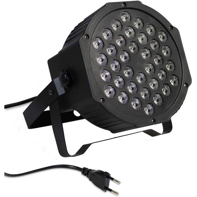 Lampada stroboscopica rgb 36 led 36 watt luce strobo 7 modalità di illuminazione con attacco dmx per festa discoteca locale party - enzoled