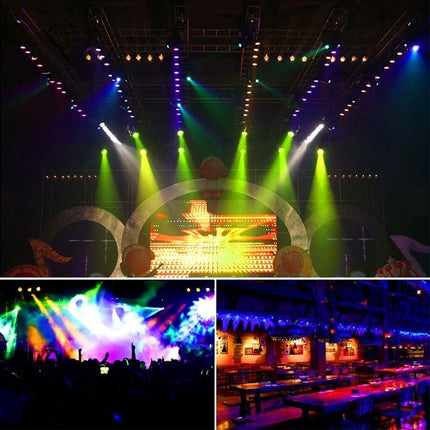 Lampada stroboscopica rgb 36 led 36 watt luce strobo 7 modalità di illuminazione con attacco dmx per festa discoteca locale party - enzoled