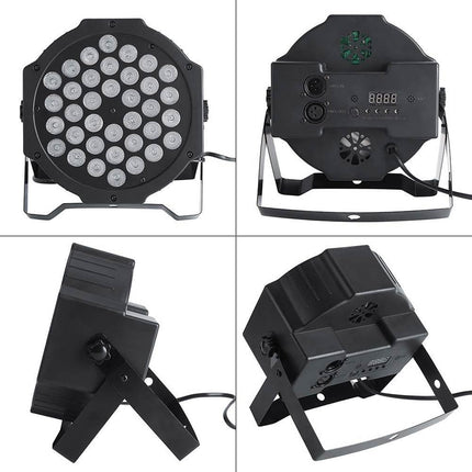 Lampada stroboscopica rgb 36 led 36 watt luce strobo 7 modalità di illuminazione con attacco dmx per festa discoteca locale party - enzoled