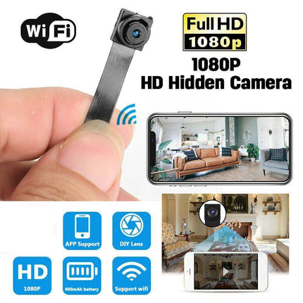 Micro camera Spia WiFi spy cam telecamera Ntnascosta HD 1080P portatile wireless Videocamere IP con App - enzoled