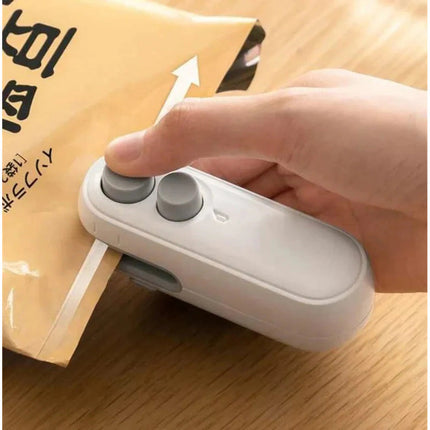 Mini sigilla sacchetti ricaricabile con usb portatile 2 in 1 sigillatrice e taglierina per sacchetti per alimenti di plastica - enzoled