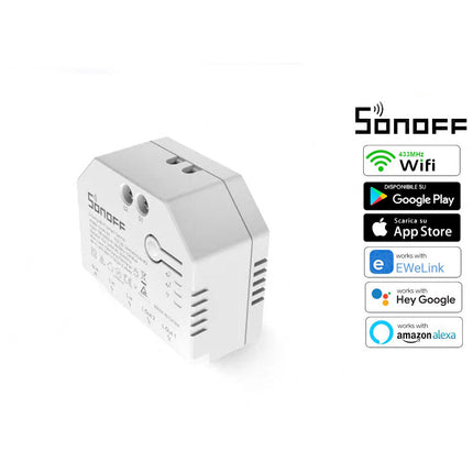 Interruttore smart intelligente SONOFF Dualr3r wireless wifi  con app per tablet smartphone - enzoled